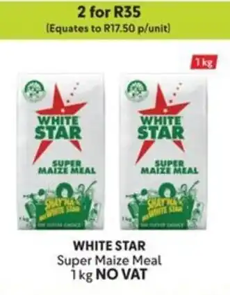 Makro WHITE STAR Super Maize Meal offer