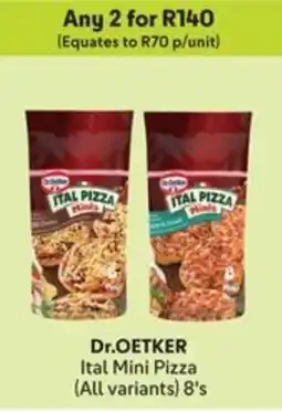 Makro Dr.OETKER Ital Mini Pizza offer