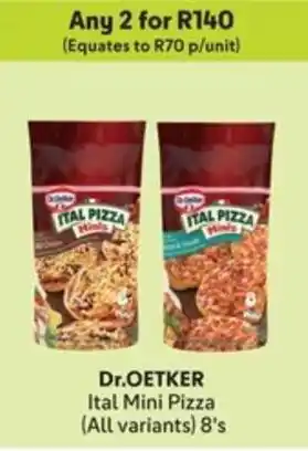 Makro Dr.OETKER Ital Mini Pizza offer