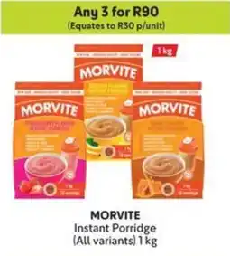 Makro MORVITE Instant Porridge offer