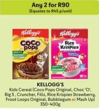 Makro KELLOGG'S Kids Cereal offer