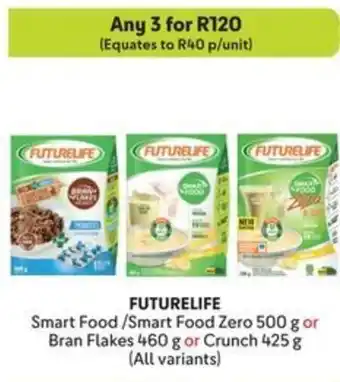 Makro FUTURELIFE Smart Food/Smart Food Zero or Bran Flakes or Crunch offer