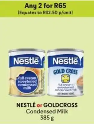 Makro NESTLÉ or GOLDCROSS Condensed Milk offer