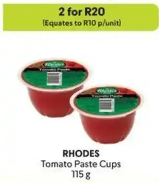 Makro RHODES Tomato Paste Cups offer