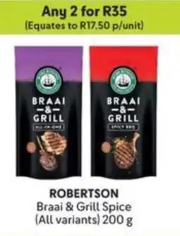 Makro ROBERTSON Braai & Grill Spice offer