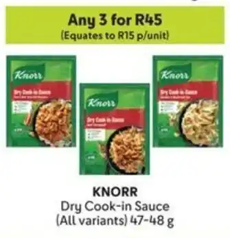 Makro KNORR Dry Cook-in Sauce offer