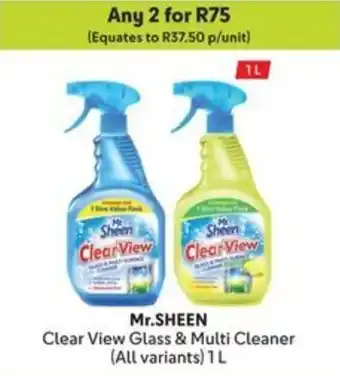 Makro Mr.SHEEN Clear View Glass & Multi Cleaner offer