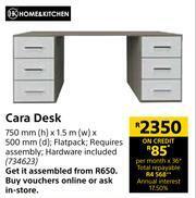 Builders Warehouse Home&Kitchen Cara Desk-750mm(h) x 1.5m(w) x 500mm(d) offer