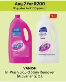 Makro VANISH In-Wash Liquid Stain Remover offer