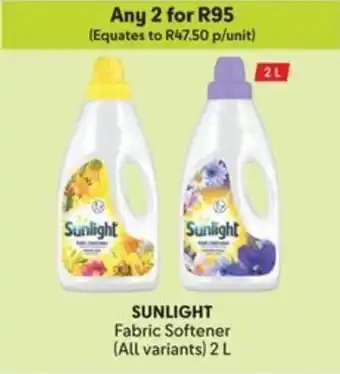 Makro SUNLIGHT Fabric Softener offer