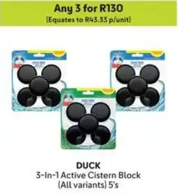 Makro DUCK 3-In-1 Active Cistern Block offer