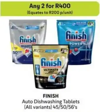 Makro FINISH Auto Dishwashing Tablets offer