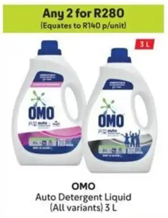 Makro OMO Auto Detergent Liquid offer