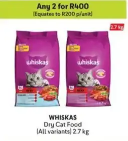 Makro WHISKAS Dry Cat Food offer