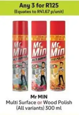 Makro Mr MIN Multi Surface or Wood Polish offer