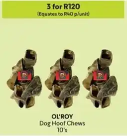 Makro OL'ROY Dog Hoof Chews offer