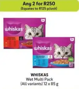 Makro WHISKAS Wet Multi Pack offer