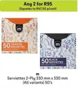 Makro m Serviettes 2-Ply offer