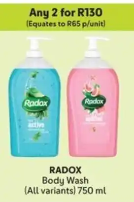 Makro RADOX Body Wash offer