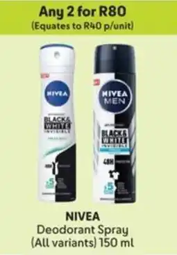 Makro NIVEA Deodorant Spray offer