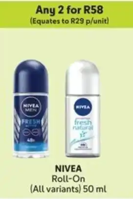 Makro NIVEA Roll-On offer