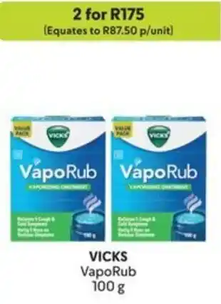 Makro VICKS VapoRub offer