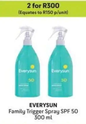 Makro EVERYSUN Family Trigger Spray SPF 50 offer