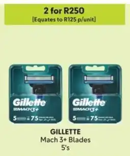 Makro GILLETTE Mach 3+ Blades offer