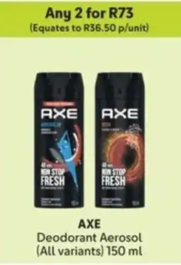 Makro AXE Deodorant Aerosol offer