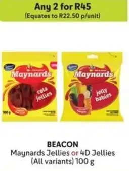 Makro BEACON Maynards Jellies or 4D Jellies offer