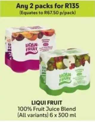 Makro LIQUI FRUIT 100% Fruit Juice Blend offer