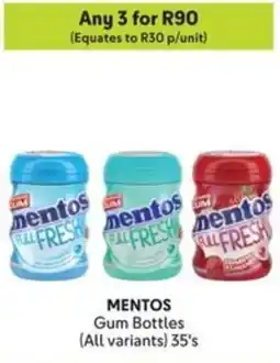 Makro MENTOS Gum Bottles offer