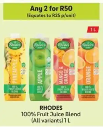 Makro RHODES 100% Fruit Juice Blend offer