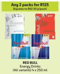 Makro RED BULL Energy Drinks offer