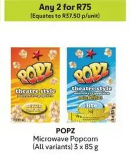 Makro POPZ Microwave Popcorn offer