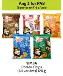 Makro SIMBA Potato Chips offer