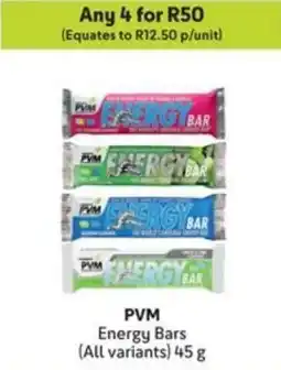 Makro PVM Energy Bars offer