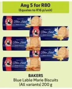 Makro BAKERS Blue Lable Marie Biscuits offer