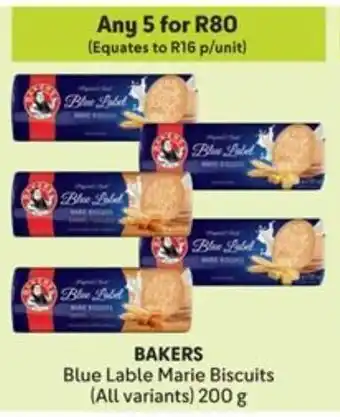 Makro BAKERS Blue Lable Marie Biscuits offer