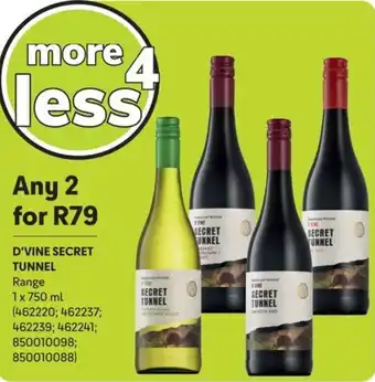 Makro D'VINE SECRET TUNNEL Range offer