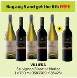 Makro VILLIERA Sauvignon Blanc or Merlot offer