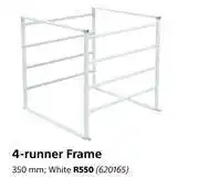Builders Warehouse Storm 4 Runner Frame 350mm (White) offer