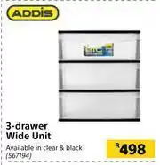 Builders Warehouse Addis 3 Drawer Wide Unit offer