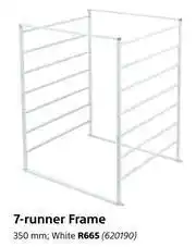 Builders Warehouse Storm 7 Runner Frame 350mm (White) offer