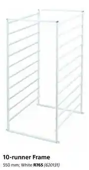 Builders Warehouse Storm 10 Runner Frame 550mm White offer