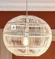 Builders Warehouse DH Rattan Pendant Ball Light-350mm x 350mm offer
