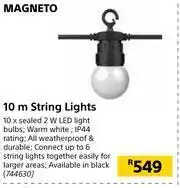 Builders Warehouse  Magneto 10m String Lights offer