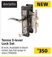 Builders Warehouse Dortello Tenna 3 Lever Lock Set offer