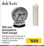 Builders Warehouse 100mm Generation Tank Gauge offer