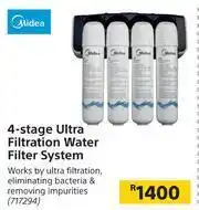 Builders Warehouse Midea 4 Stage Ultra Filtration Water Filter System offer